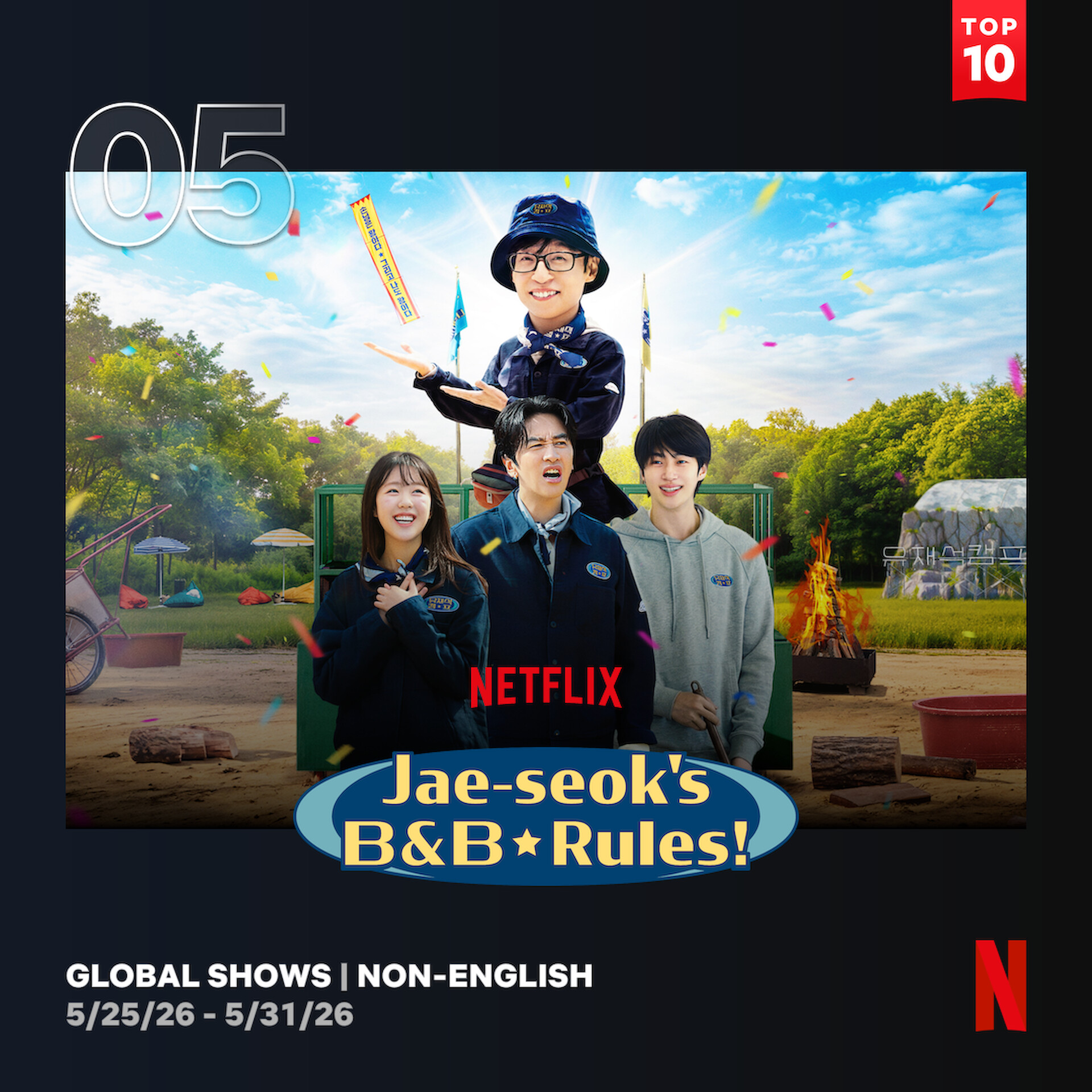 Jae Suk's B&B Rules netflix